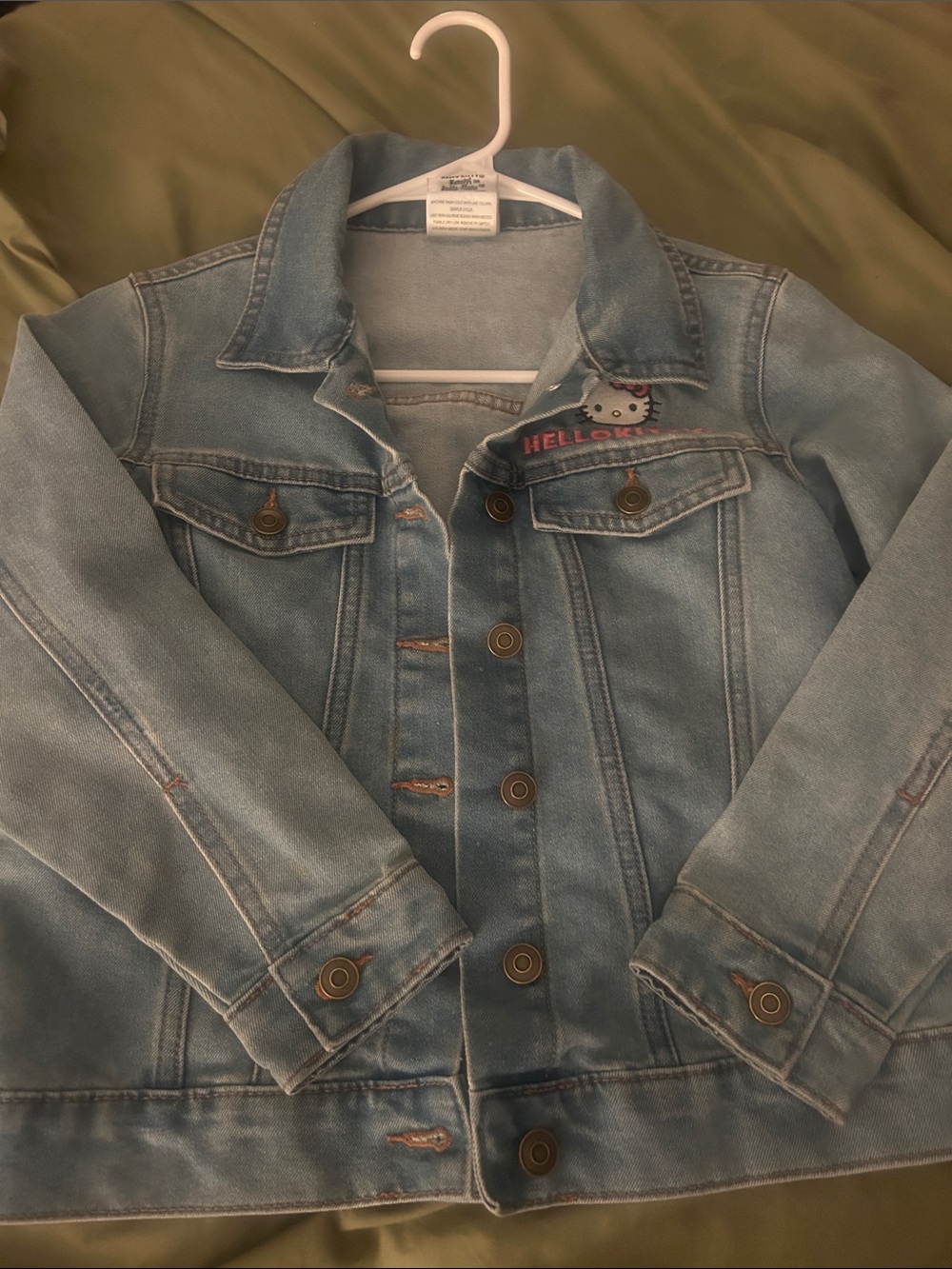 Hello Kitty Light Blue Denim Jacket